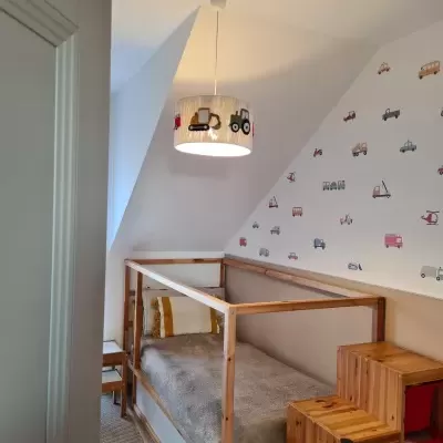 Candeeiro de Teto Trator, Escavadora e Bombeiros