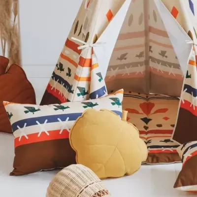Conjunto Tipi NATIVE VIBE – Tenda, Tapete e Almofada