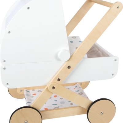 Carrinho de Bonecas BOTÃOZINHO 2 em 1 – Design Escandinavo