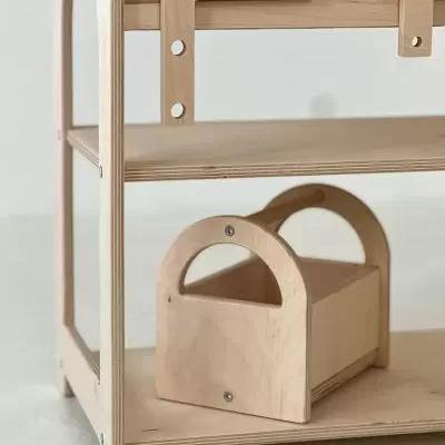 Bancada de Ferramentas Infantil em Madeira