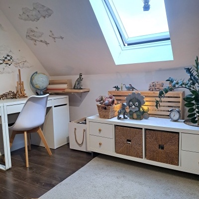 Candeeiro Dinossauro de Madeira Controlado por SMARTPHONE