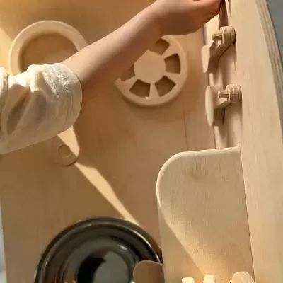 Cozinha Infantil de Madeira