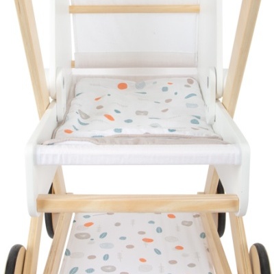 Carrinho de Bonecas BOTÃOZINHO 2 em 1 – Design Escandinavo