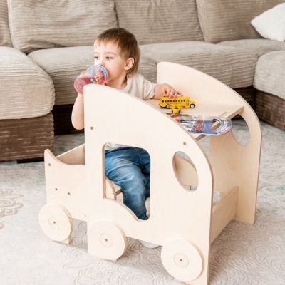 Mesa e Cadeira Infantil MONTESSORI