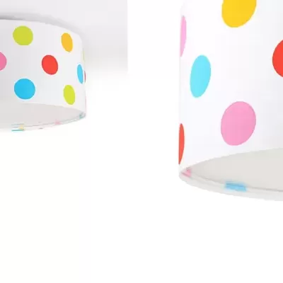 Candeeiro de Teto Bolinhas Coloridas MACIUS