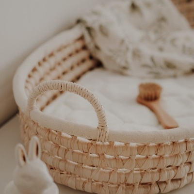 Cesto Fraldário de CASCA de MILHO
