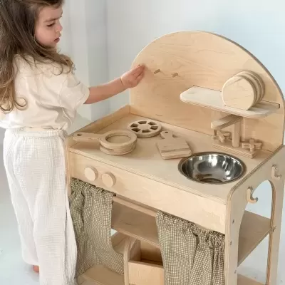 Cozinha Infantil de Madeira