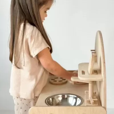 Cozinha Infantil de Madeira