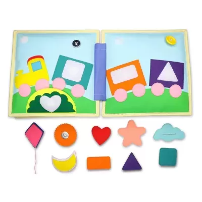 Corujinha - Livro Sensorial de 6 Páginas