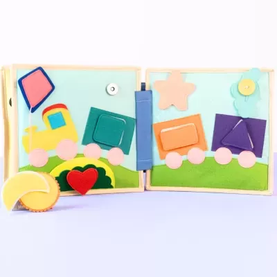 Corujinha - Livro Sensorial de 6 Páginas