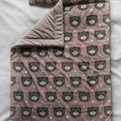 Conjunto Cama - Cobertor e Travesseiro Para Dormir