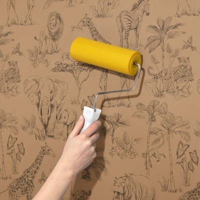 Papel de Parede Safari CASTANHO