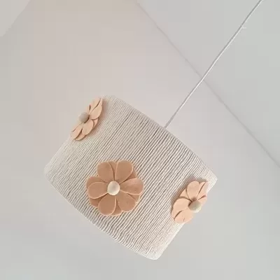 Candeeiro de Teto Boho FLOWERS NUDE