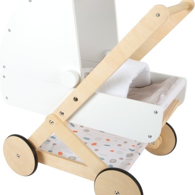 Carrinho de Bonecas BOTÃOZINHO 2 em 1 – Design Escandinavo