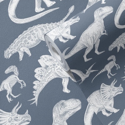 Papel de Parede Dinossauros AZUL
