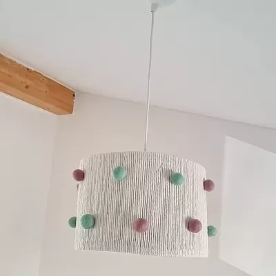 Candeeiro de Teto BOLAS COLORIDAS