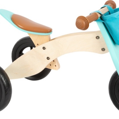 MAXI Bicicleta e Triciclo de Equilíbrio Azul Turquesa