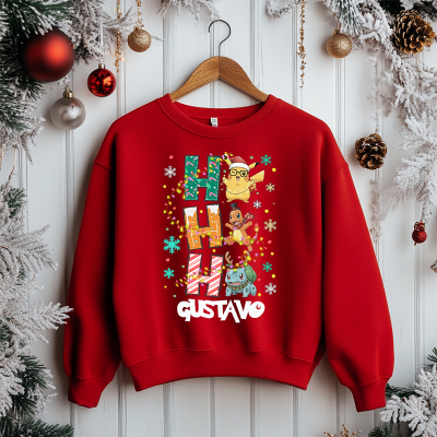 SWEATSHIRT NATAL POKEMON