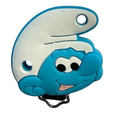 MOLA PRENDE CHUPETA SILICONE SMURF