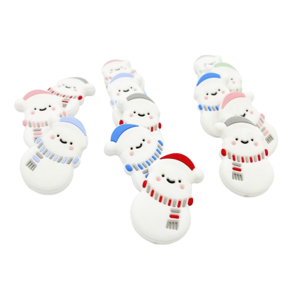 CONTA SILICONE BONECO DE NEVE