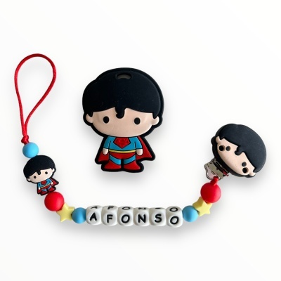 CONJUNTO SILICONE SUPER HOMEM