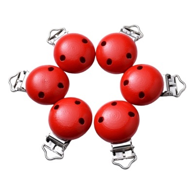 MOLA PRENDE CHUPETA VERMELHO