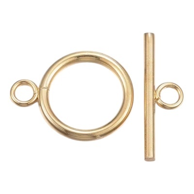 FECHO EM AÇO INOX DOURADO