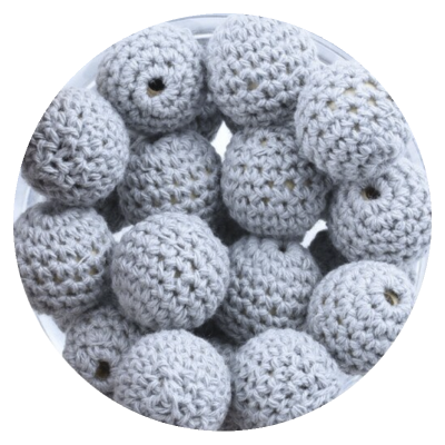 CONTA MADEIRA & CROCHÉ CINZENTO