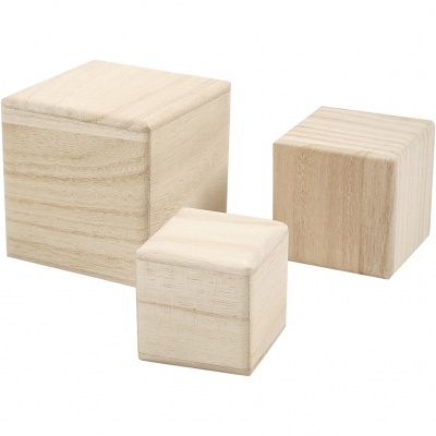 CUBOS DE MADEIRA LEVE
