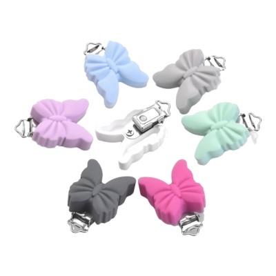 MOLA PRENDE CHUPETA SILICONE BORBOLETA