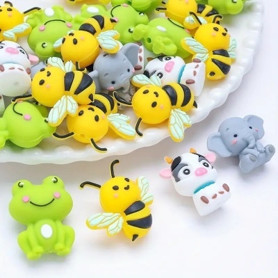 CONTA SILICONE ANIMAIS FOFOS