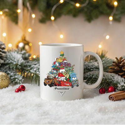 CANECA NATAL CARROS