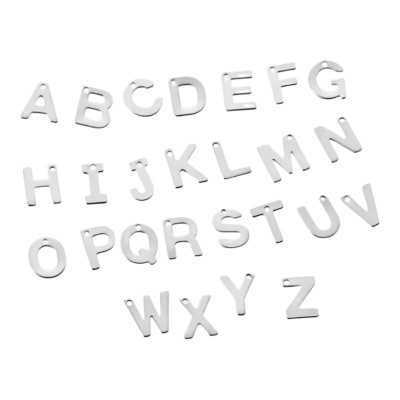 Letra Aço Inox Prateada