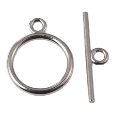 FECHO EM AÇO INOX PRATA