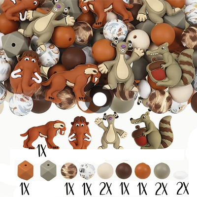 CONJUNTO SILICONE IDADE DO GELO