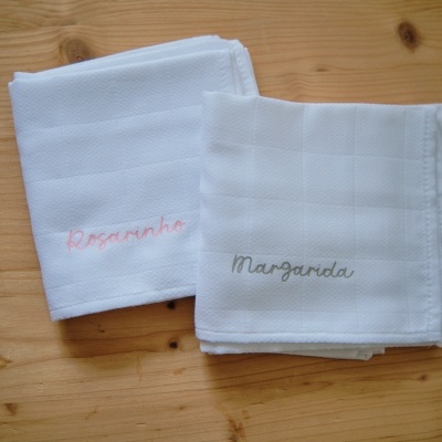 Fralda de algodão Nome