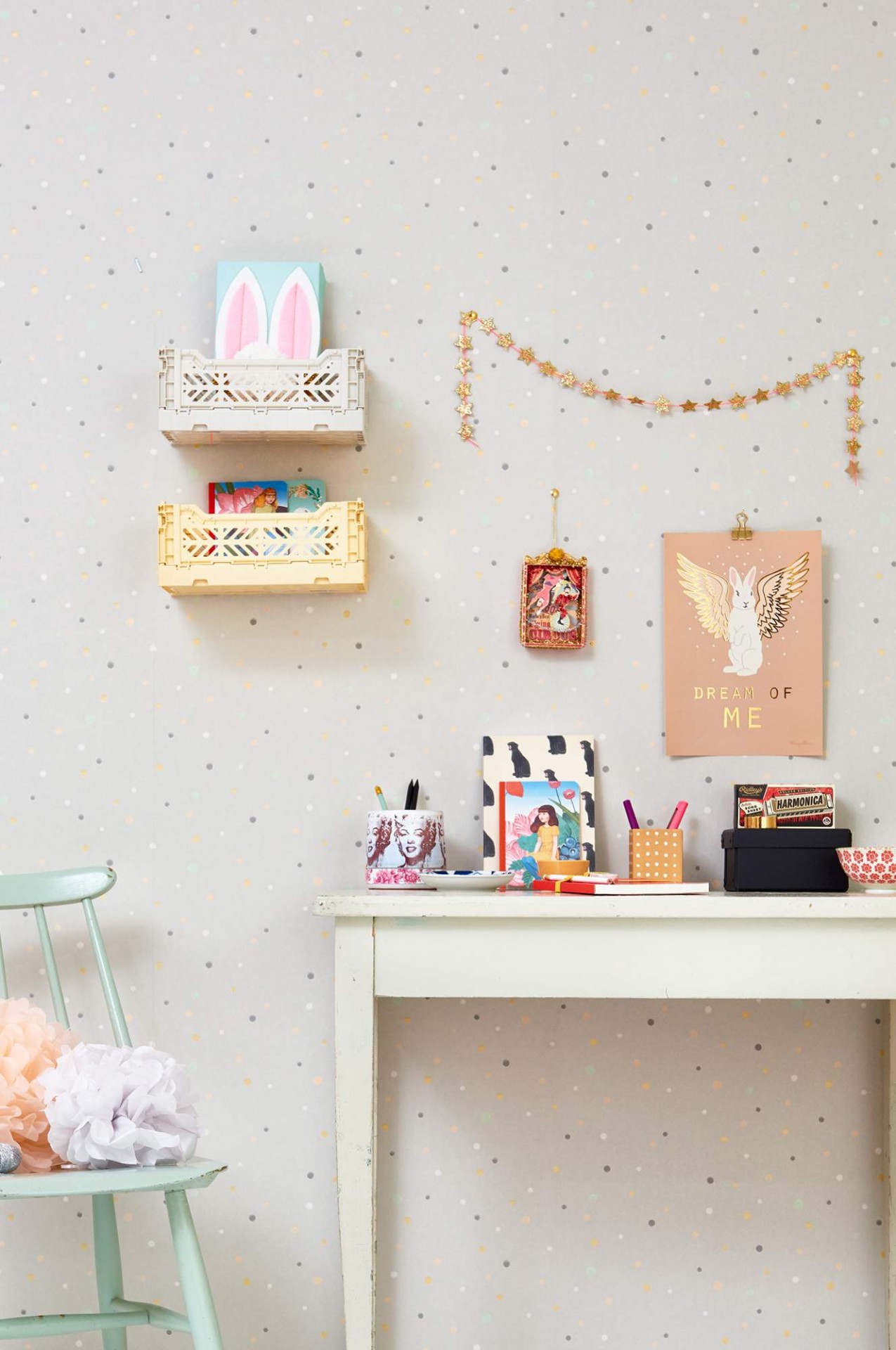 Papel de parede Stardust - 3 cores disponíveis