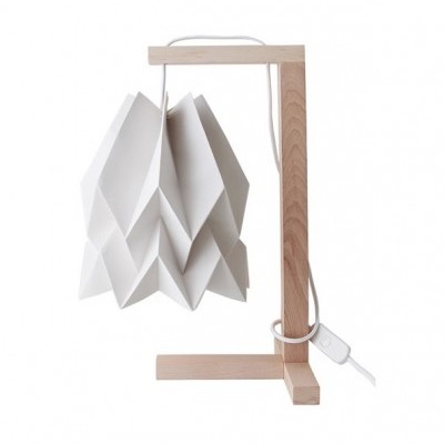 Candeeiro Orikomi de mesa cinza claro