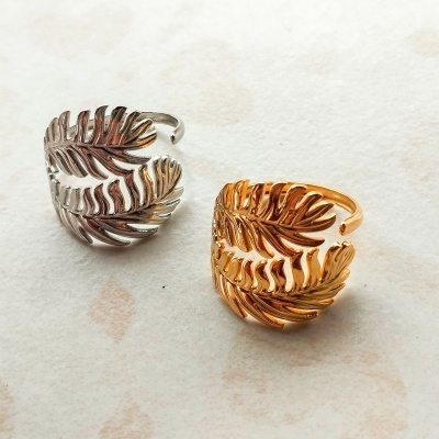 Anel Folha Palmeira