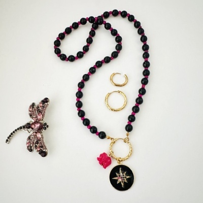 NOVIDADE: Colar + argolas (brincos) - mod#3