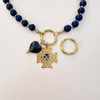 NOVIDADE: Colar + argolas (brincos)