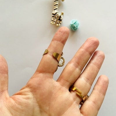 Anéis em aço ajustáveis #226