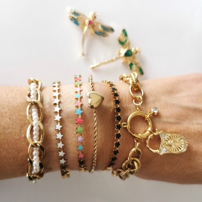 Pulseiras douradas #84