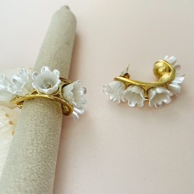 Argolas flores  * #55