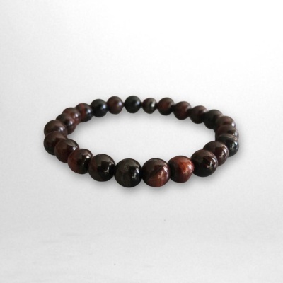 Pulseiras elásticas, com pedras naturais - Olho de boi