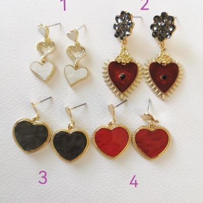 Brincos Corações