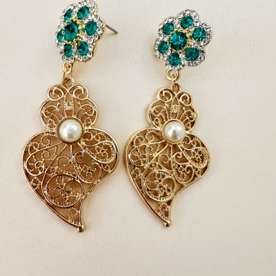 Brincos Corações de Viana - Mod #7*