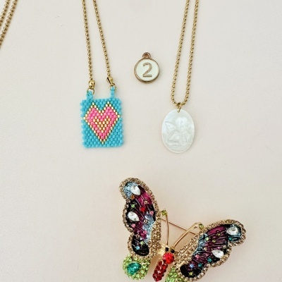 Colares Escapulário com missangas japonesas #59