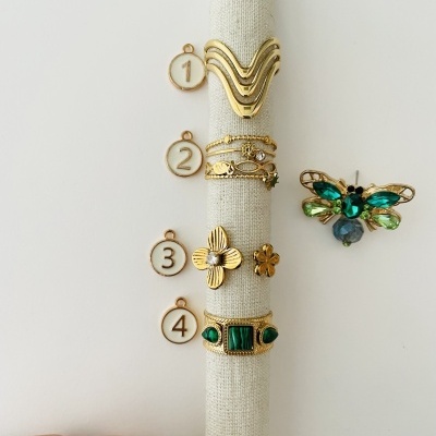 Anéis em aço ajustáveis #244