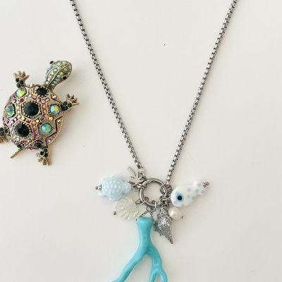 Colar coração ou colar coral